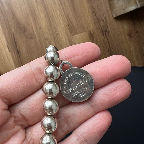 TIFFANY & CO authentic ball bracelet + charm - Picture 2 of 4